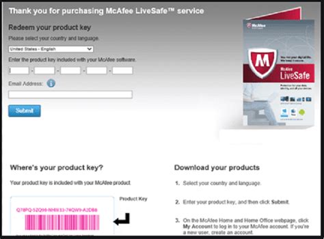mcafee retail card installation|How to activate a McAfee product subscription with a product card.